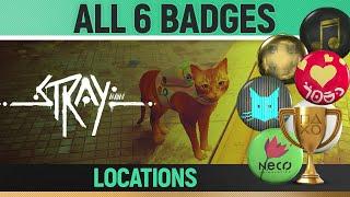 Stray - All 6 Badge Locations  Full Guide