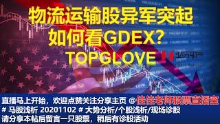 #物流运输股异军突起如何看GDEX？#TOPGLOVE