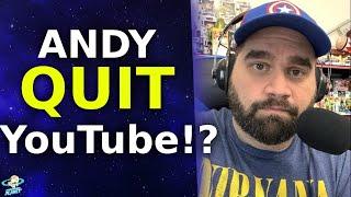 Andy's Left Youtube and Popcorned Planet? What's Going On!?