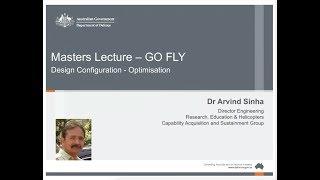 Master Lecture: Aircraft Optimization w/ Australian Department of Defence's Dr. Arvind Sinha