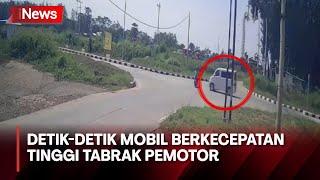 Viral di Media Sosial, Sepeda Motor & Minibus Bertabrakan di Kawasan Jateng