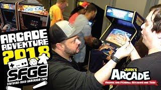 2018 Southern-Fried Gaming Expo Tour! All access. Amazing Arcade and Pinball games!