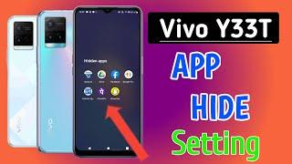 How to lock & hide apps in vivo y33t | Vivo y33t app hide setting kaise kare