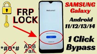 Finally New Method 2024 All Samsung FRP Bypass ADB Enable Fail Android 11 /12 /13 /14 | New Update