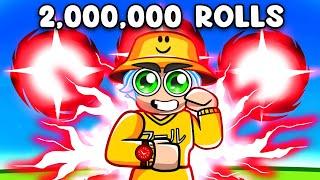 Unlocking 2,000,000 ROLLS in Roblox SOL'S RNG