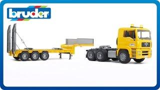 Bruder Toys MAN TGA Low Loader Truck #02775