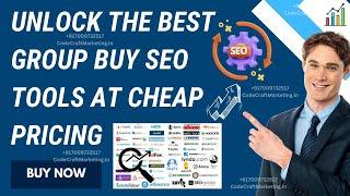 Unlock the Best Group Buy SEO Tools 2025 in 1 Minute! ⏱️ | Buy Now ️ CodeCraftMarketing.in