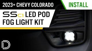 The BEST Fog Lights for Your 2023+ Chevy Colorado! SSC1 LED Fog Light Kit Install | Diode Dynamics