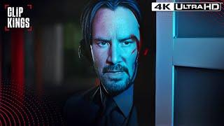 John Kills Intruders (Home Invasion Scene) | John Wick 4K Ultra HD