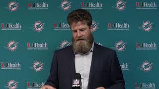 Dolphins Live: Ryan Fitzpatrick meets with the media