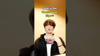 Heart Shape Lips  Exercise subscribe for more #shorts #lips #shortsfeed #viral ##glowup