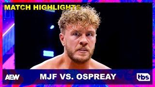 MJF Rings in AEW Dynamite 250 Against Will Ospreay (Clip) | AEW Dynamite | TBS