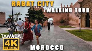 RABAT City 4K UHD Walking Tour, Morocco 