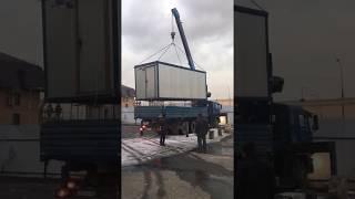 Работа Манипулятора  DongYang 1506 Камаз 65117