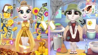 My Talking Angela's 2 | Rich Angela vS Poor Angela | Cosplay 