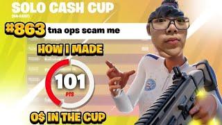 How I made $0 in Solo Cash Cup Sitting my Chair for 3 Hours ( FACE CAM) !!!!