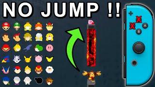 Who Can Go On Top Of The Lava Stick WITHOUT Jumping ? - Super Smash Bros. Ultimate