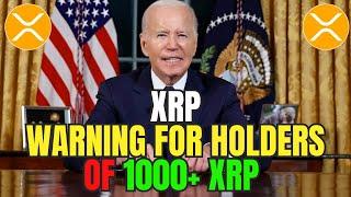 U.S. CONGRESS DROPS A BOMBSHELL ABOUT XRP! PROJECTED $10,000 PER XRP!