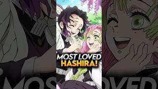 Who is the Most Loved Hashira? Demon Slayer Explained #demonslayer #shorts