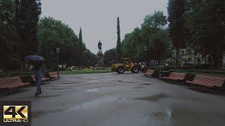 【4K】 Rainy morning walk around central Helsinki