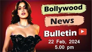Bollywood News | 22nd Feb 2024 | Janhvi Kapoor | Rakul & Jackky Wedding | Disha Patani | 5 PM