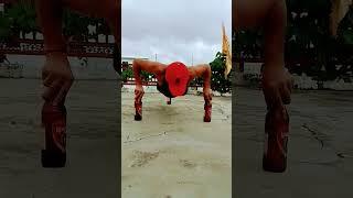 girish singh age 52 pushups on beer bottle