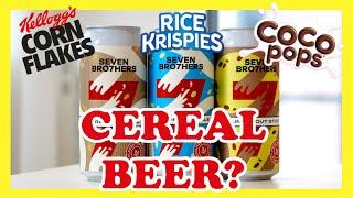 Trying Beer Made From Cereal  - Jessi and Will Drinks