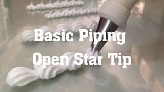 Basic Piping Open Star Tip