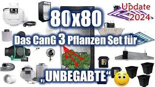 Growbox 80x80x180  | Das beste LED Komplettset 2024 | Legalisierung Eigenanbau CanG | Ertrag