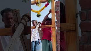 Door Frame Fitting On Village House #shorts #door #design