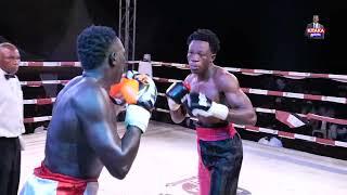 SFC's JUSTIN OKELLO KICKS IN THE RING, SHADES BLOOD BUT DECLARED WINNER AGAINST CONGO'S NURA KABUNGO