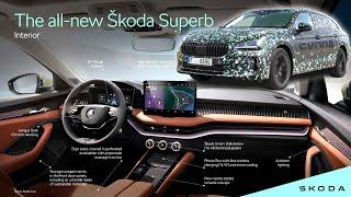 New 2024 Skoda Superb Interior Cabin Revealed