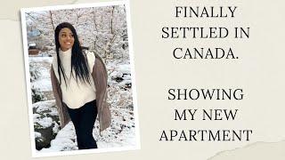 New Apartment Tour|How to get accommodation before you land Canada|