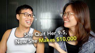 Confronting Demi Zhuang I How She makes $10,000 per month @DemiZhuang