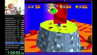 SM64 Blue Star Adventure 145 Star WR (3:45:43)