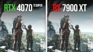 RTX 4070 Ti Super vs. RX 7900 XT | Comparison in 11 Games (4K)