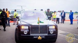 Otumfuo depart to Cape Coast for the Oguaa Fetu Festival.