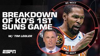 BREAKDOWN of Kevin Durant's first game as a Suns player | SportsCenter