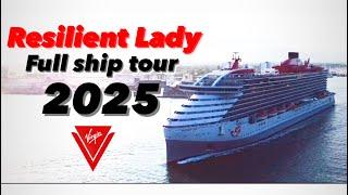 Ultimate Lady? Resilient Lady Full Ship Tour including staterooms 2025