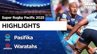 Pasifika v Waratahs Highlights | Round 8 | Super Rugby Pacific 2025