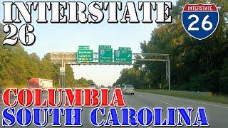 I-26 East - Columbia - South Carolina - 4K Highway Drive