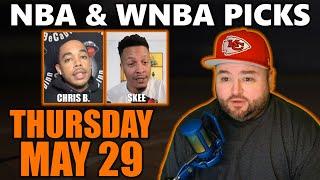 NBA & WNBA Picks with Kyle Kirms | Thursday May 29th