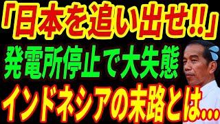 【海外の反応】インドネシアが日本を裏切る！日本の石炭火力発電を拒否した代償で国家存亡の危機...電力不足で生活できず、インドネシア国民大パニック‼