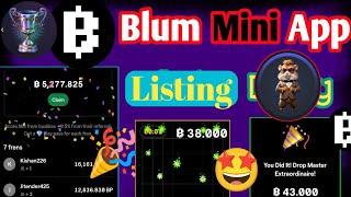 blum listing date new update I hamster kombat listing date time I ton mining wallet connect