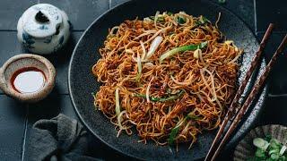 Soy Sauce Pan Fried Noodles (recipe ) 广式豉油皇炒面