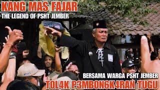 Mas Fajar Bersama Warga PSHT Jember.