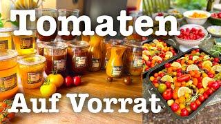 Tomaten auf Vorrat 3 geniale Rezepte im Glas