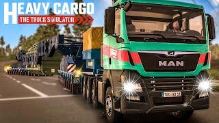 Riesige Frachten & Lizensierte LKWs! - HEAVY CARGO der SCHWERLAST TRANSPORT TRUCK SIMULATOR