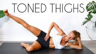 TONED INNER & OUTER THIGH Workout (No Equipment)