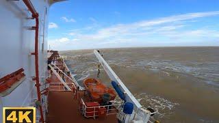 Panamax Vessel Vs Indian Ocean Swells At Anchrorage